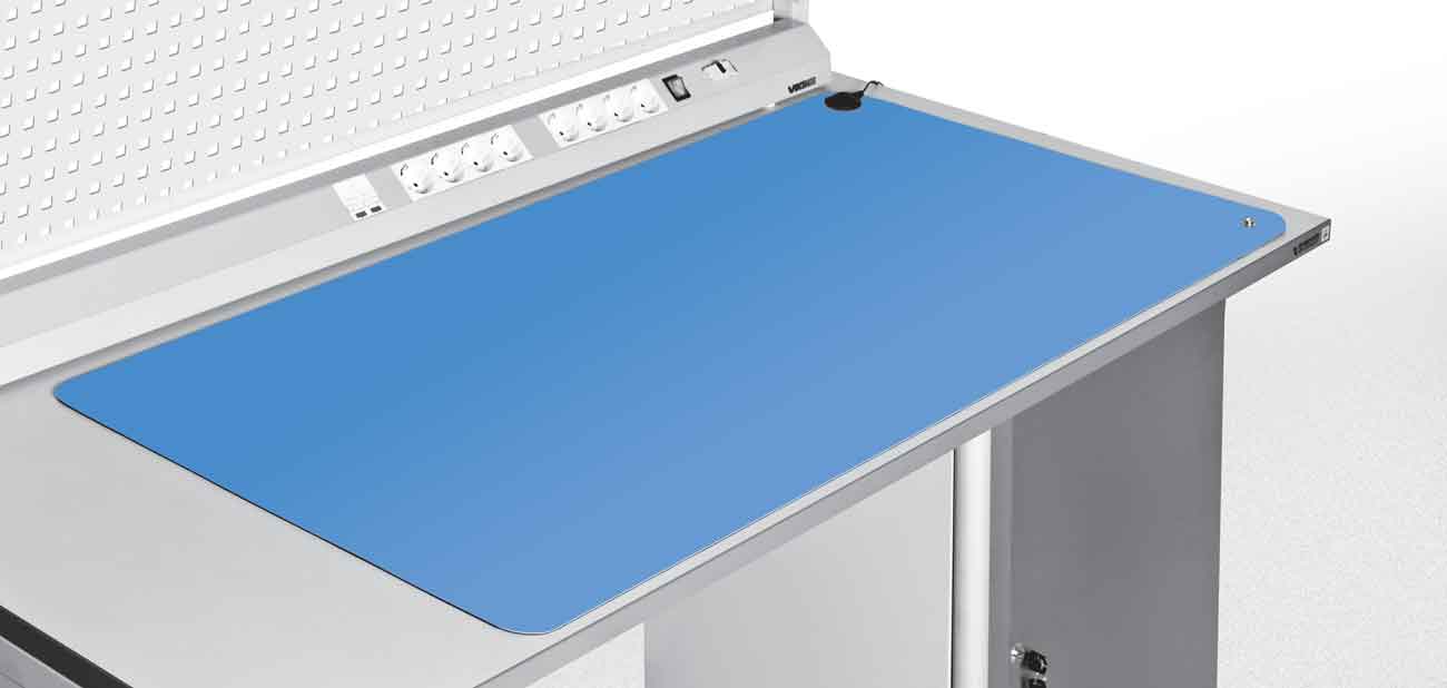 Антистатические настольные коврики VKG KH ESD 6090 Синий